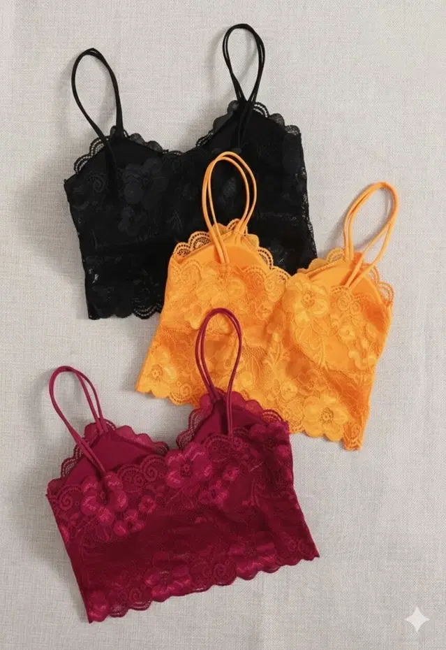 Cotton Solid Padded Bras for Women, Multicolour, Pack of 3 (28)