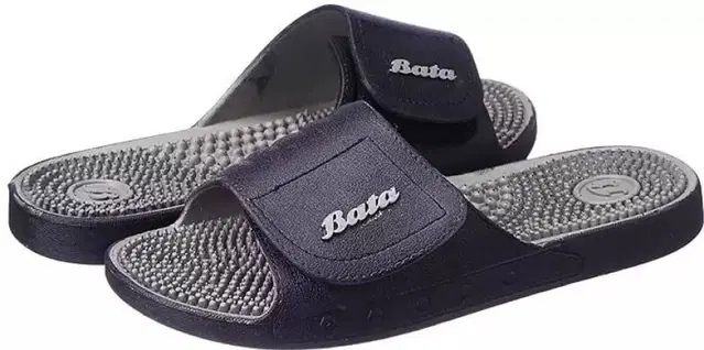 Bata Flipflops for Men (Black, 9 UK/India)