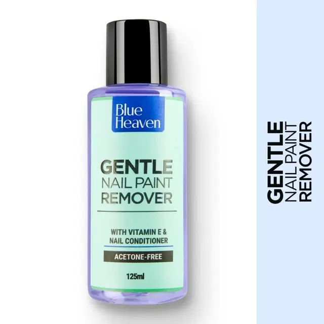 Blue Heaven Gentle Nail Paint Remover, 125ml ( Pack of 1)
