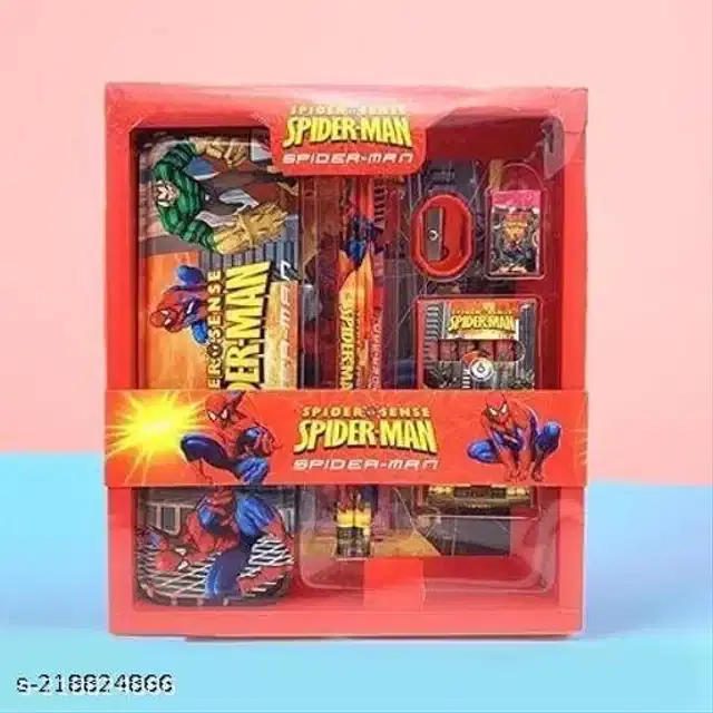 Spider-Man Theme Stationery Gift Set, Red