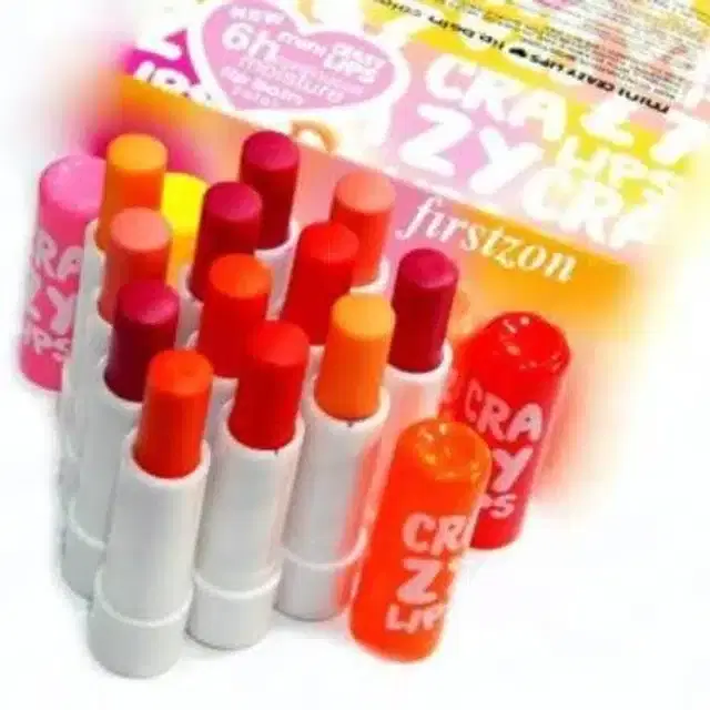 Aloevera Color Changing Lip Balm, Multicolor, Pack of 12