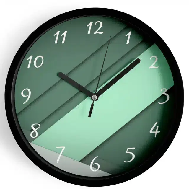 Plastic Printed Wall Clock, Multicolor, 7 Inches