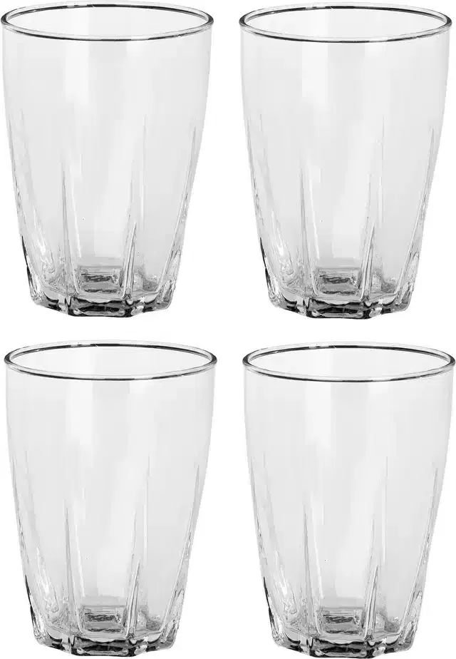 Liquor cum Cocktail Glasses, Transparent, 300 ml, Pack of 4