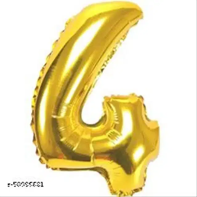 Number Foil Balloon, Assorted, Pack of 1