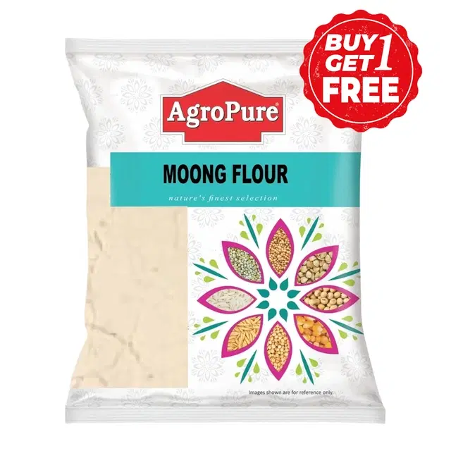 Agropure Moong Atta 2X500 g (Buy 1 Get 1 Free)