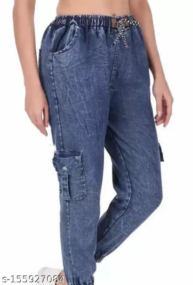 Denim Jeans for Women (Blue, 28)