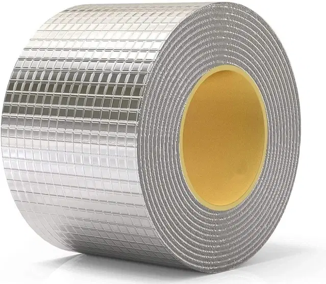 Aluminium Single Sided Self Adhesive Tape, Silver, 5 m