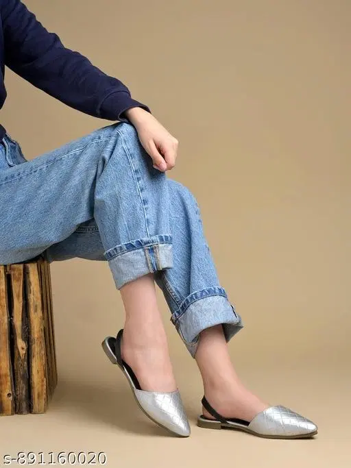 Shoetopia Mules - Silver (IND-8)