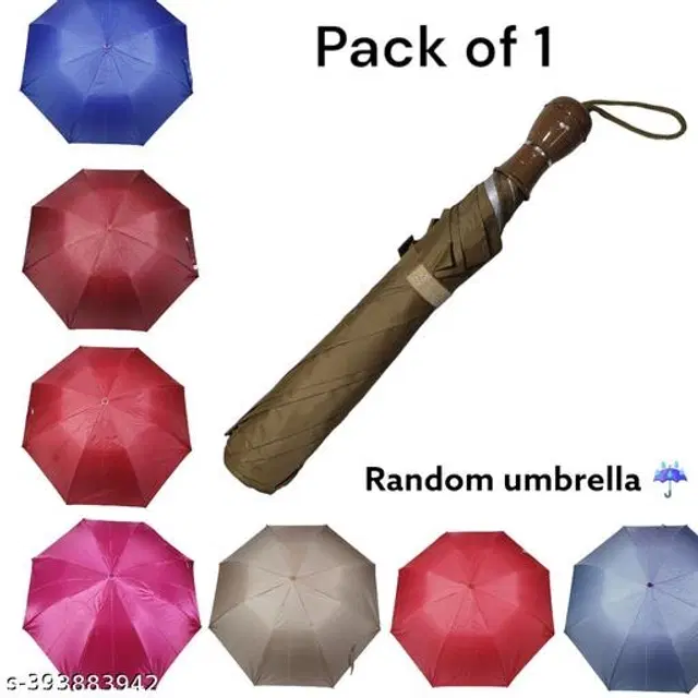 Polyester Foldable Umbrella, Assorted, Pack of 1