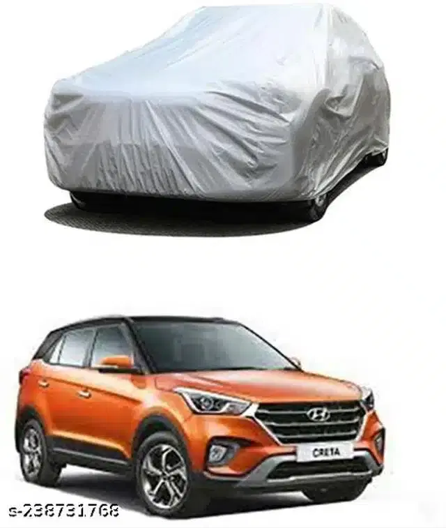 Taffeta Waterproof Car Cover for Hyundai Creta, Multicolor