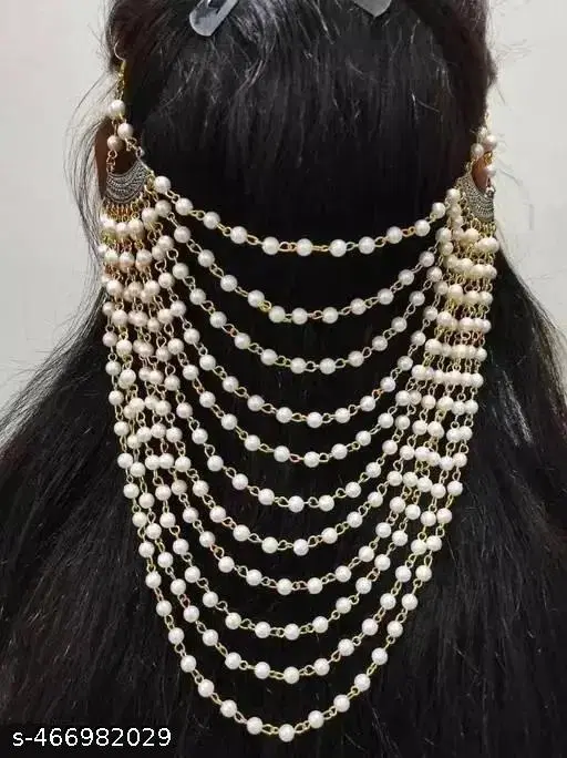 Party Wear Hair Accessories Hair Gajra, Hair Chain Gold color