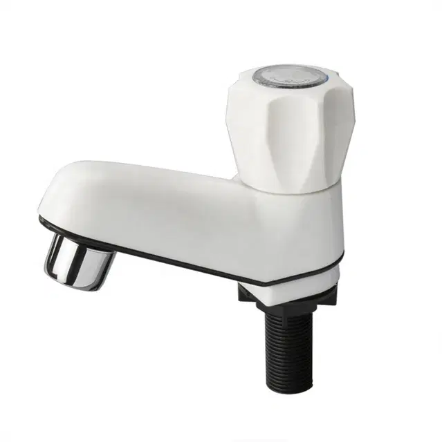 Plastic Pillar Taps, White
