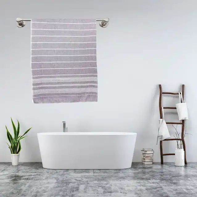 Beach & Bath Towel, Grey, 80x170 cm