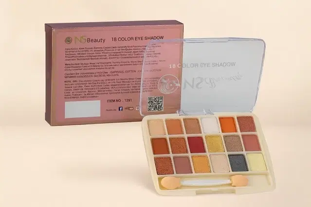 Spectrum Vibe 18-Color Eye Shadow Palette, Pack Of 1