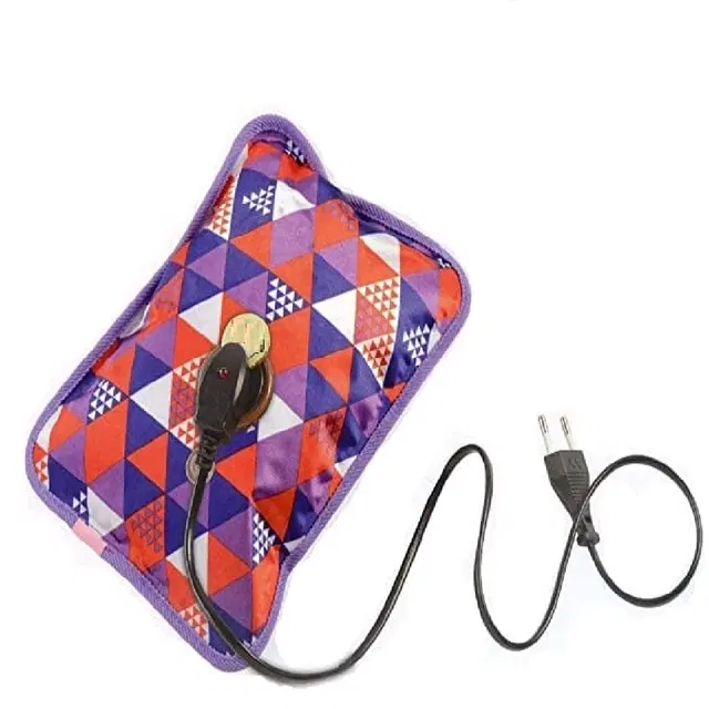 Electric Hot Water Bag for Body Pain Relief, Multicolor, 1 L