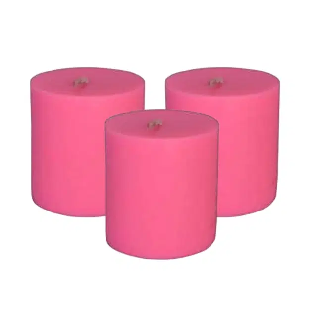 Floish Decor Premium Scented Pillar Candles, Pack of 3
