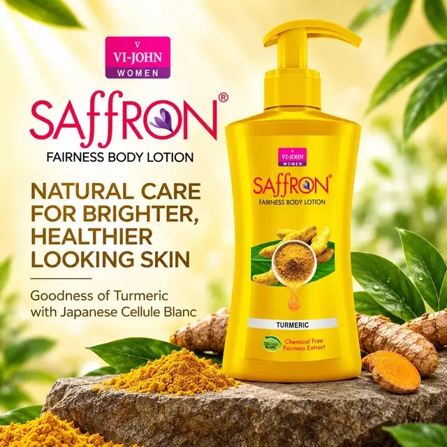 Vi-john Saffron Fairness Body Lotion Turmeric 250 ml