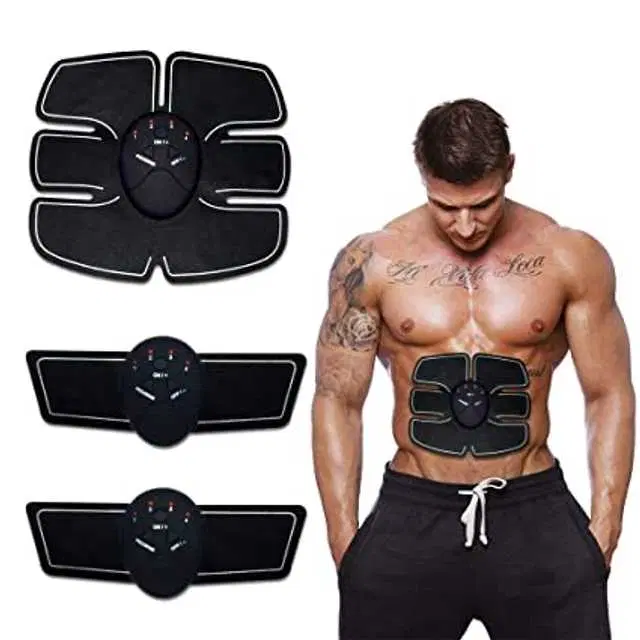 Exerciser Trainer Smart Abs Stimulator Fitness Gym Abs Stickers Pad Body Loss Slimming Massager Mobile Gym Unisex, A-139