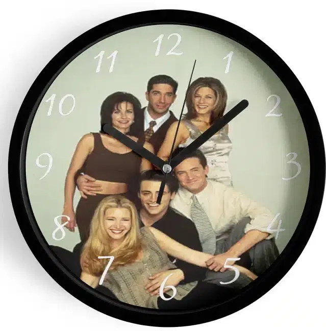 Analog Wall Clock for Home, Multicolor, 7 Inches