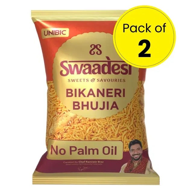 Unibic Namkeen Bikaneri Bhujia 2x150 g (Pack of 2)