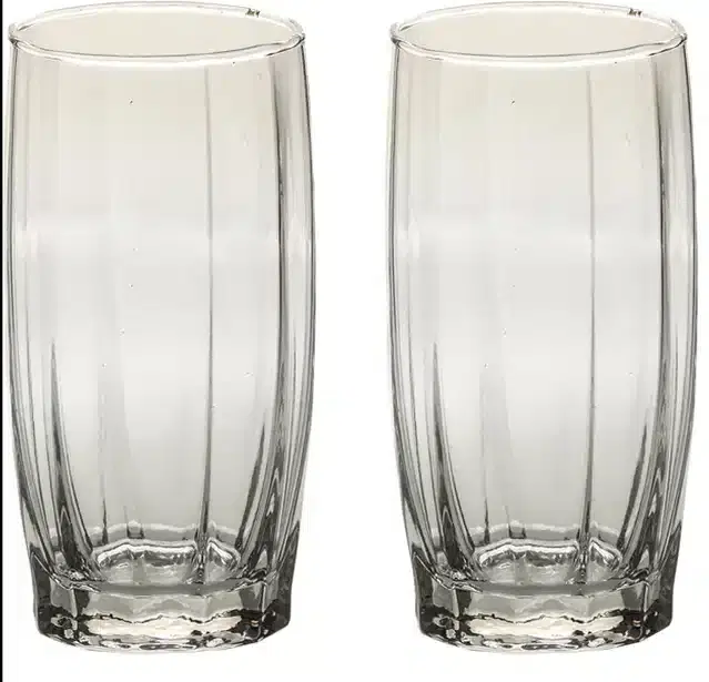 Liquor cum Cocktail Glasses, Transparent, 400 ml, Pack of 2