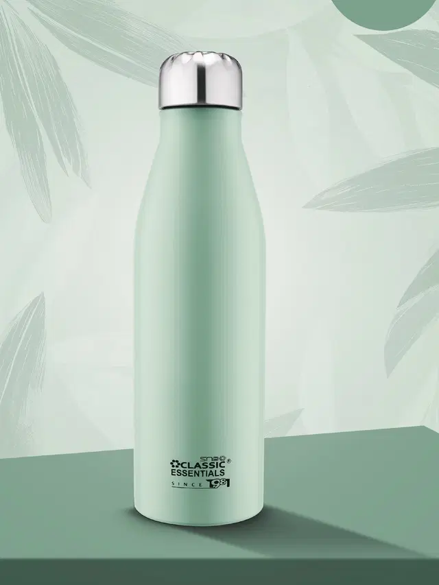 Stainless Steel Water Bottles, Mint Green, 1000 ml