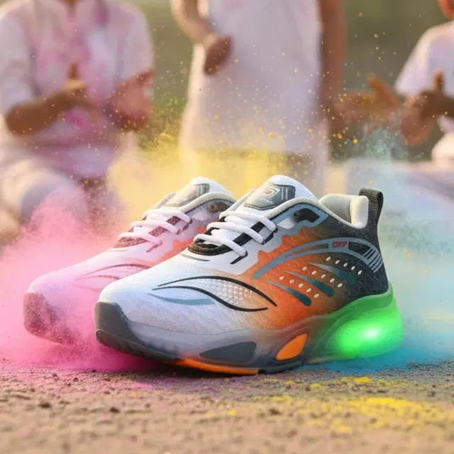 Casual Shoes for Kids (Orange, 7 C)