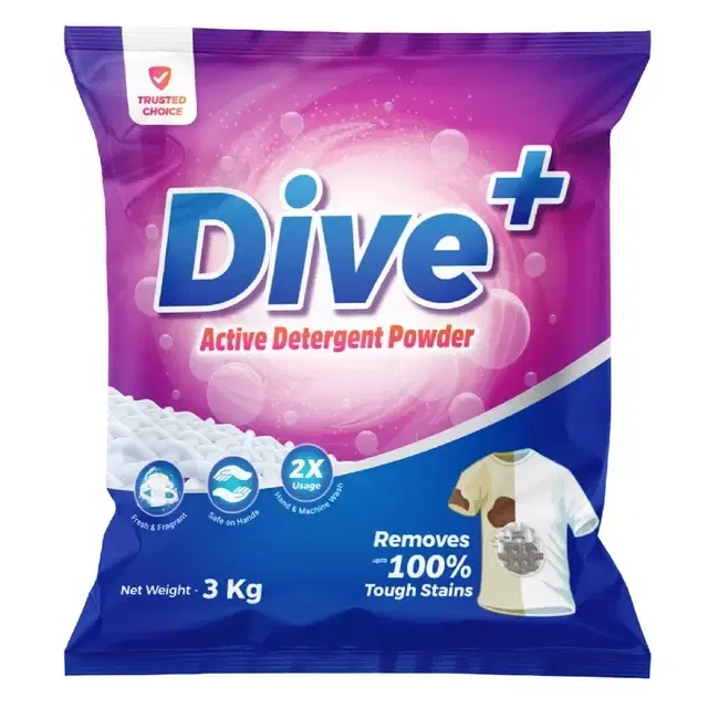 Dive+ Active Detergent Powder 3 kg