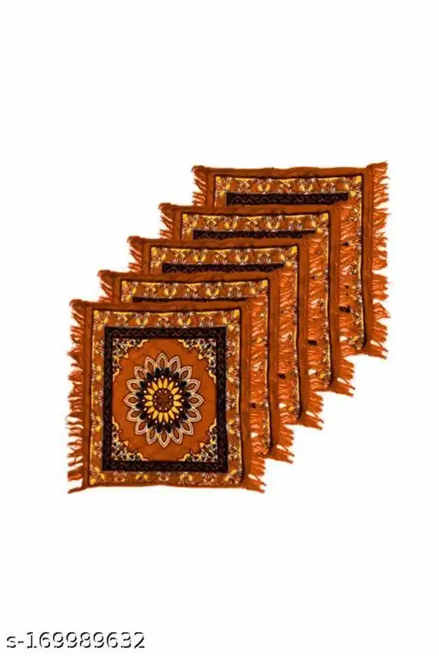 Prayer Mats, Rust, 20x19x0.5 inches, Pack of 5