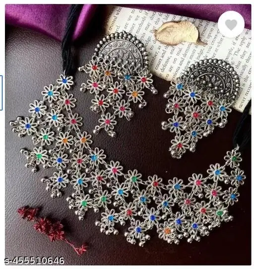 Multi Color Stone Jewellery Set