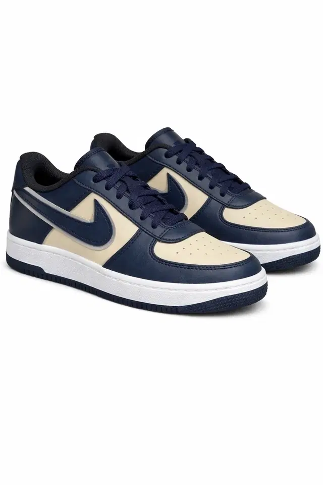 Sneakers for Men (Black & Beige, 6)