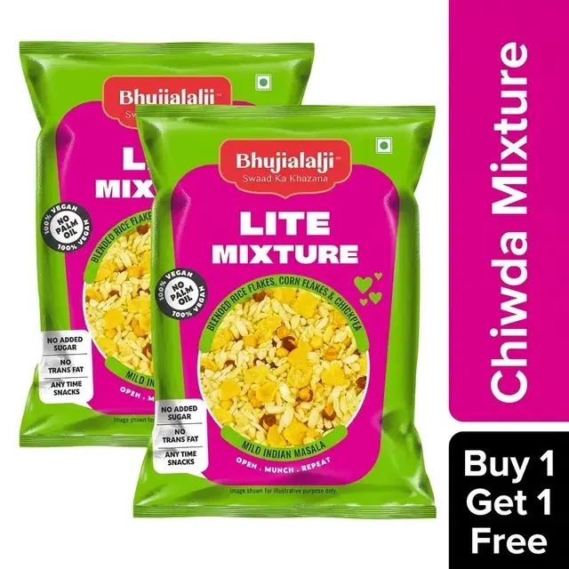 Bhujialalji Lite Mixture 2X150 g (Buy 1 Get 1 Free)