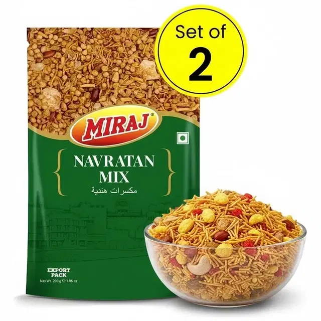 Miraj Navratan Mix 2X200 g (Pack of 2)