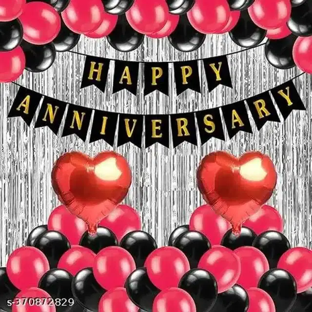 Anniversary Party Decoration Kit, Multicolor, Set of 35