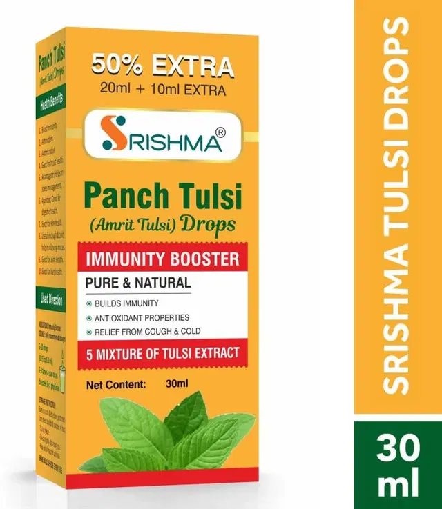 Tulsi Drops Natural Immunity Booster, 30 ml