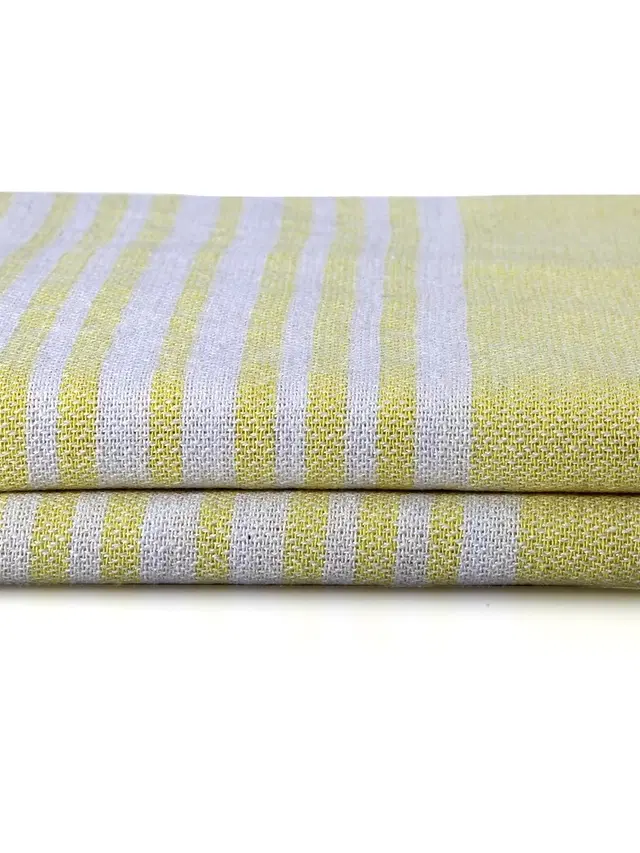 Cotton High Absorbent Bath Towels, Yellow, Pack of 2