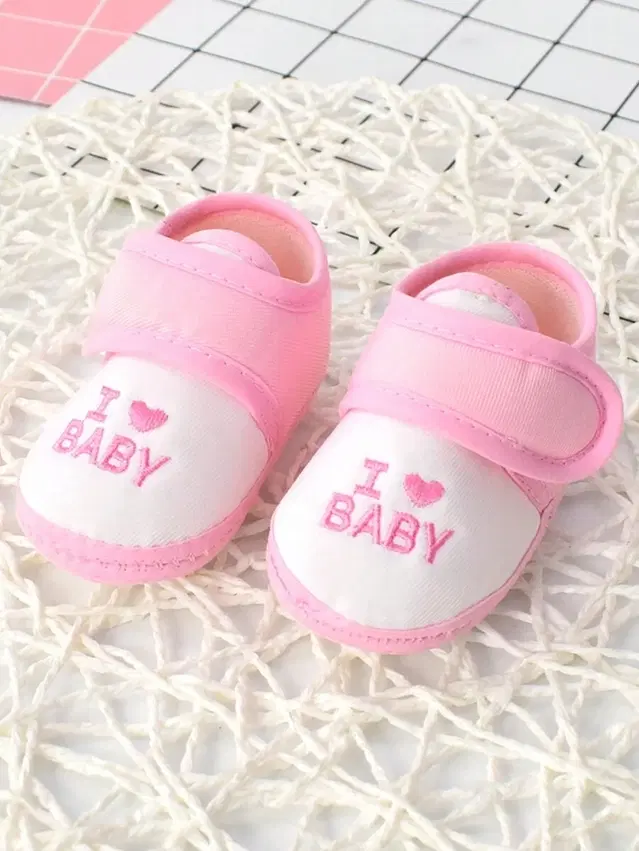 Cotton Booties for Infants (Pink, 6-9 Months)