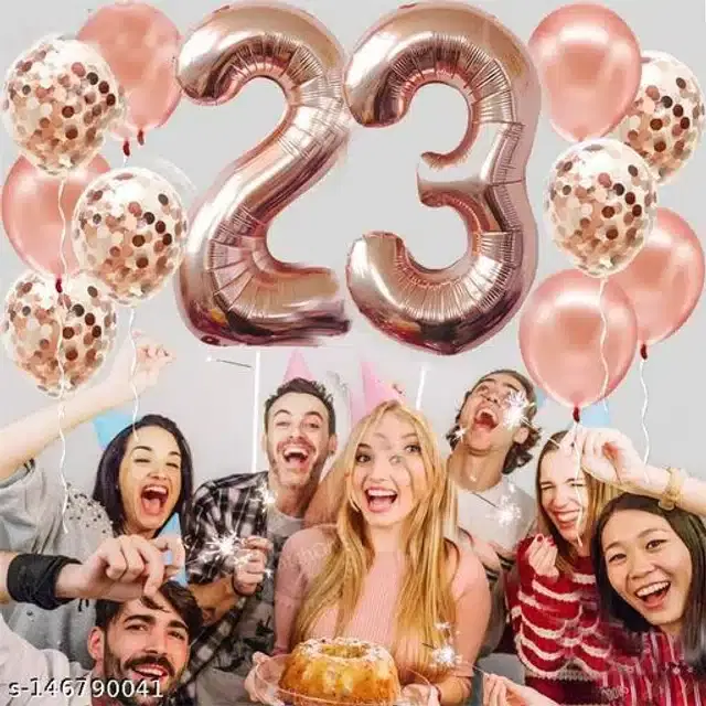 Number Foil Balloon, Assorted, Pack of 1