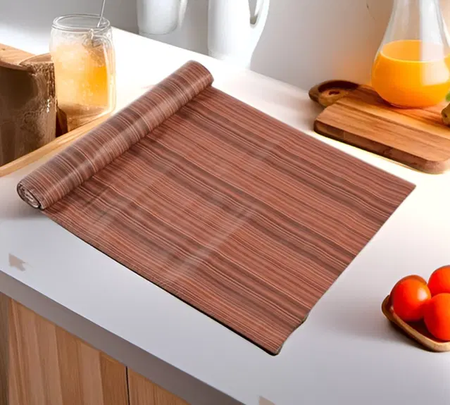 PVC Printed Shelf Mat Roll, Multicolor, 5 m