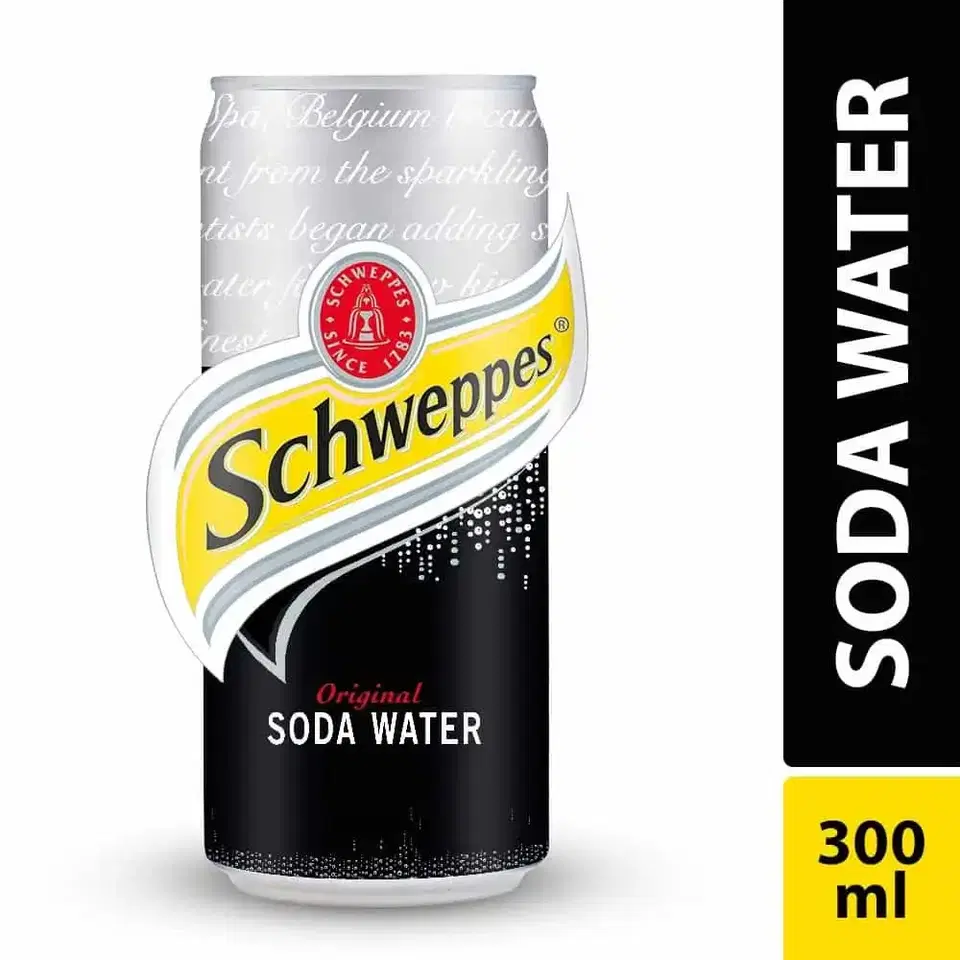 Schweppes Original Soda Water 300 ml (Can)