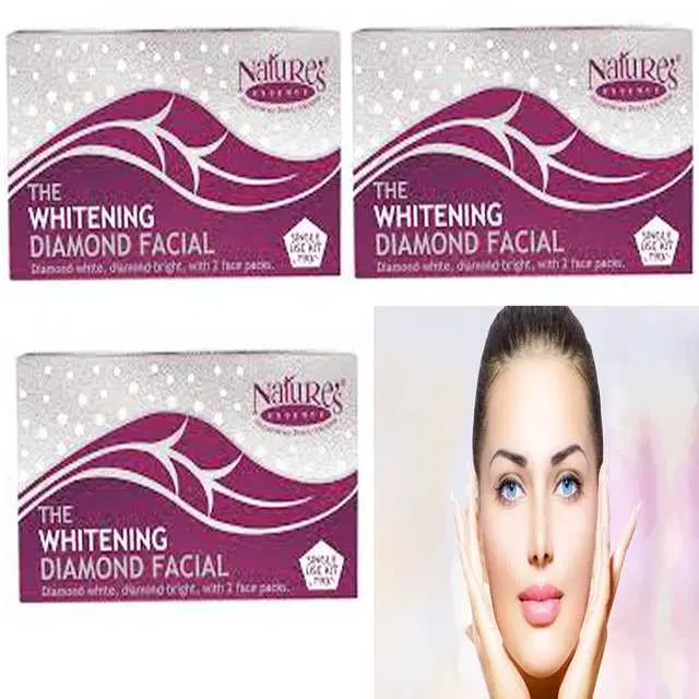 3 Nature Whitening Diamond Gold Facial 20Gm, R496