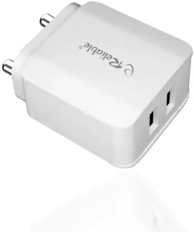 Ultra Fast Dual Port Mobile Charger, White