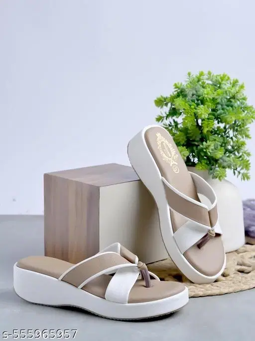 Shoetopia Solid Sandals Beige Size 6