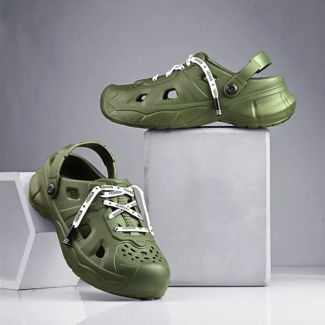 Clogs For Men, Green (6)