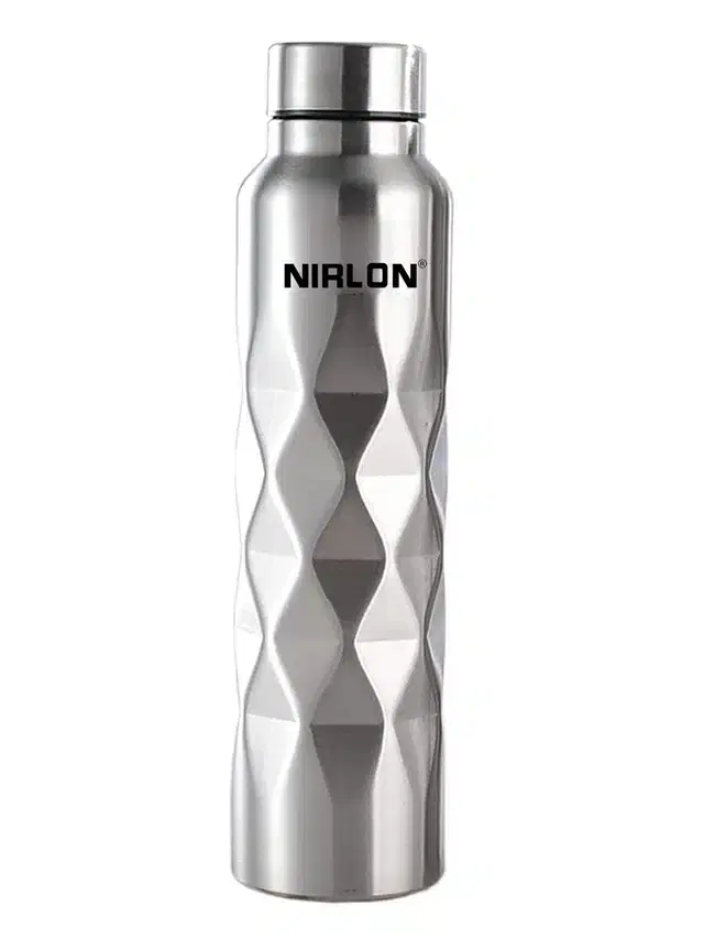 Stainless Steel Water Bottle, Silver, 1000 ml