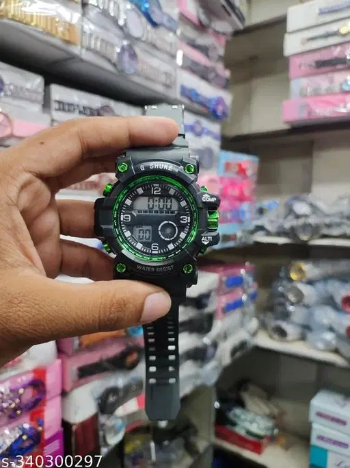 PU Strap Digital Watch for Girls & Boys (Multicolor)