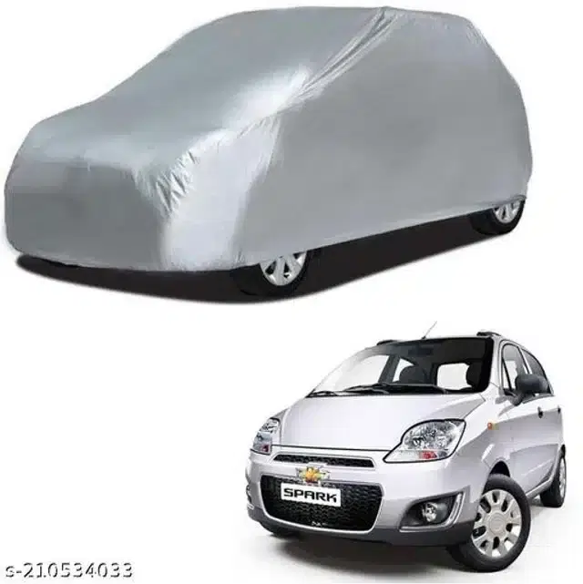 Taffeta Waterproof Car Cover for Chevrolet Spark, Multicolor