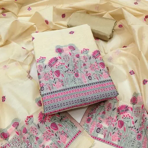 Punjabi Suits for Men (Pink, 5.85 meter (S)) (Pink, 6.05 meter (M)