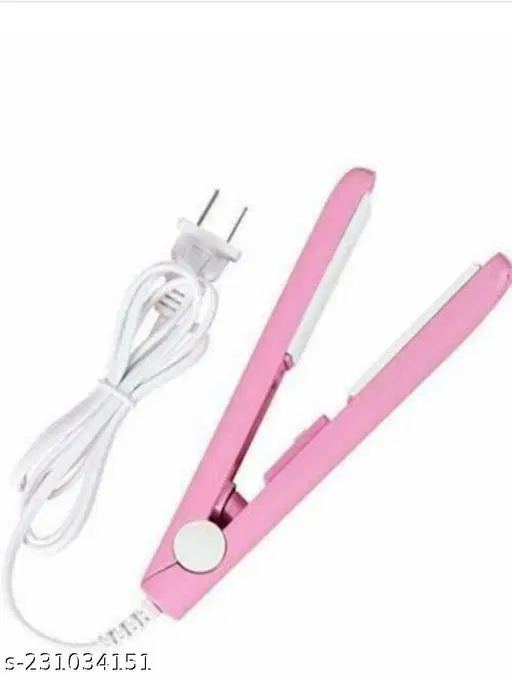 Plastic Mini Hair Straightener, Multicolor