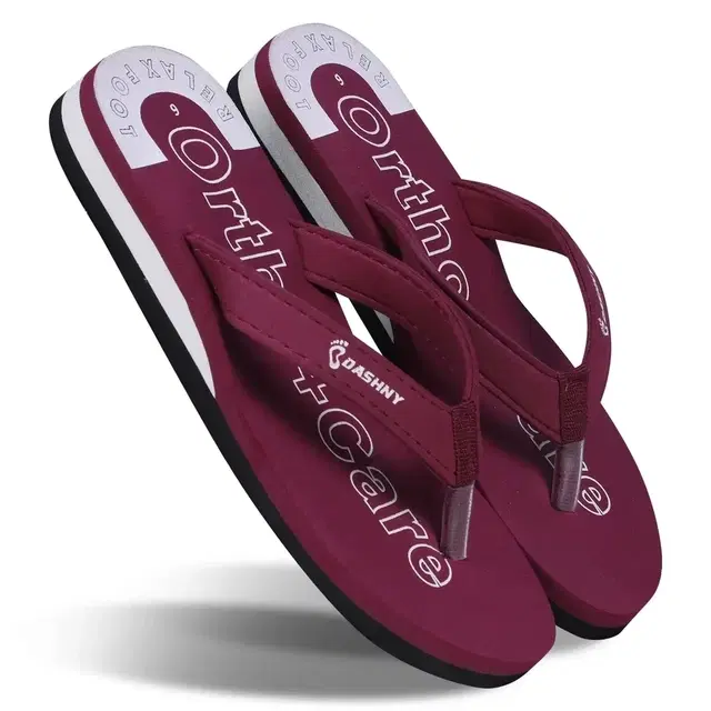 Slippers for Women (Wine, 5)